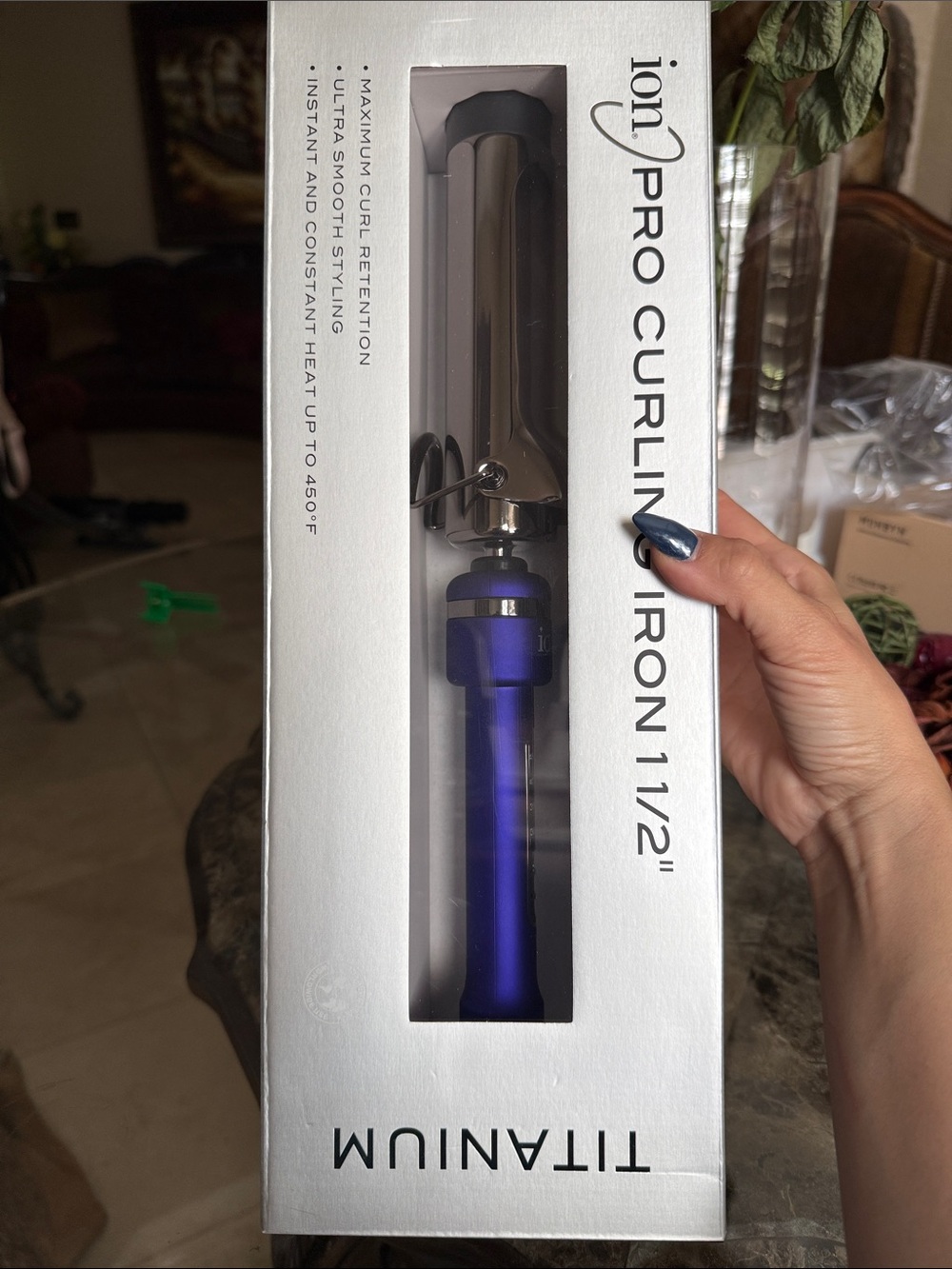Pro Curling Iron 1 1/2" - Titanium Purple